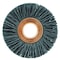 Weiler 2" Dia Nylox Wheel Brush, .040/120SC Crimped Fill, 1/2" Arbor Hole 17633 - alternate 1